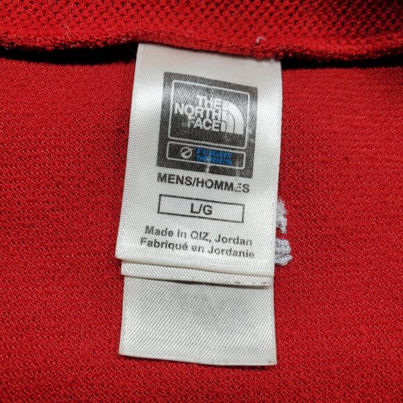The North Face Flight Series 1/4 Zip Pullover Long Sleeve Sweater Red Men Sz L - Picture 3 of 12